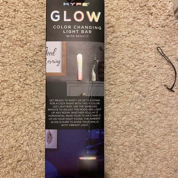 Hype Other Nwt Hype Glow Color Changing Light Bar With Remote